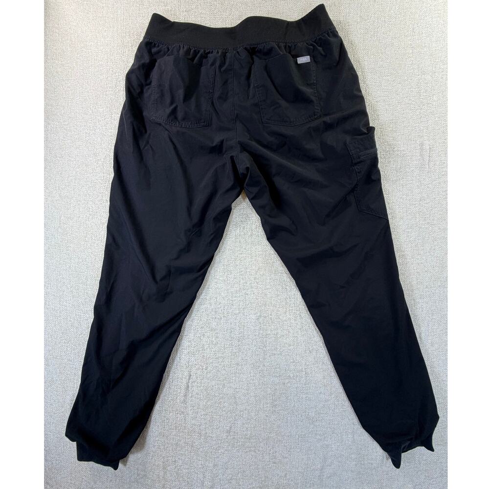 FIGS Technical Collection Women's Black Large Zamora Jogger Scrub Pants Medical - Picture 2 of 10